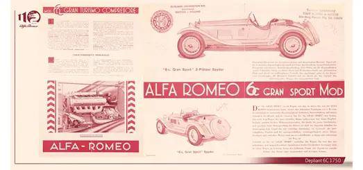 Alfa Romeo历史故事第二集：称霸时代的6C 1750